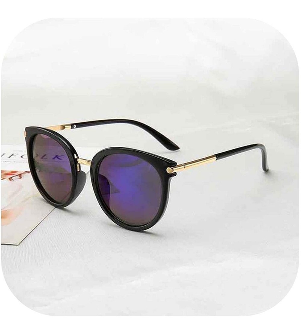 Oversized 2019 New Sunglasses Women Driving Mirrors Vintage Reflective Flat Lens Sun Glasses Female Oculos UV400 - 4 - C4197Z...