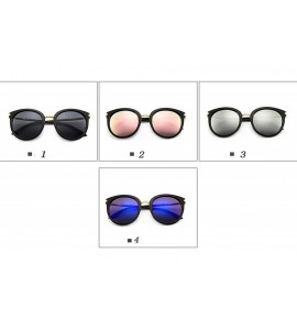 Oversized 2019 New Sunglasses Women Driving Mirrors Vintage Reflective Flat Lens Sun Glasses Female Oculos UV400 - 4 - C4197Z...