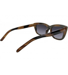 Oversized Cat-Eye Jackie-O Womens Sunglasses With Hard Case - Brown - CX18S5QAXA0 $34.42