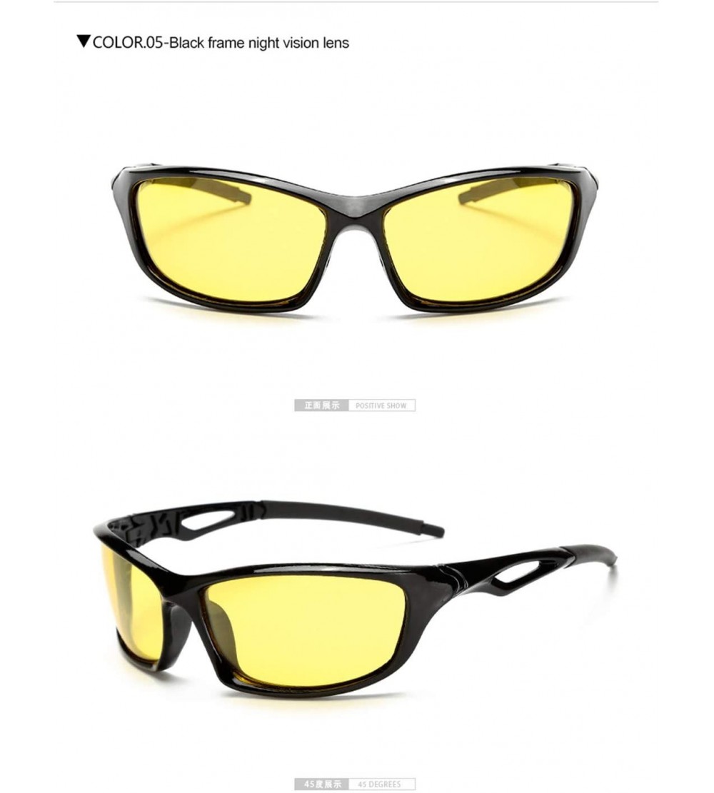 Goggle Yellow Lense Night Vision Driving Glasses Men Polarized Driving Sunglasses Goggles Reduce Glare - 1003 - C918Y26T6AN $...