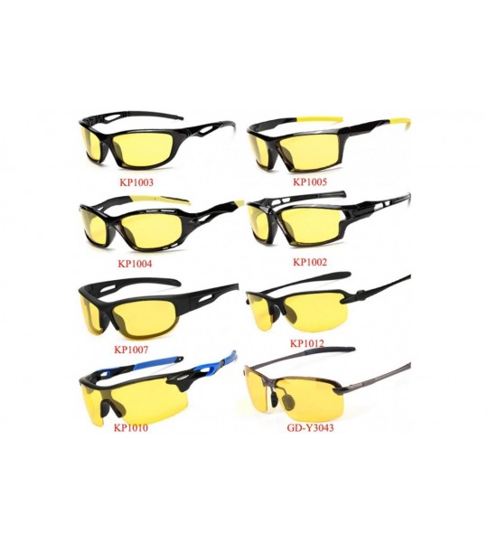 Goggle Yellow Lense Night Vision Driving Glasses Men Polarized Driving Sunglasses Goggles Reduce Glare - 1003 - C918Y26T6AN $...