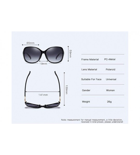 Aviator Women's Polarized Sunglasses Polarized Driving Sunglasses - B - CR18QO9EXRG $62.14