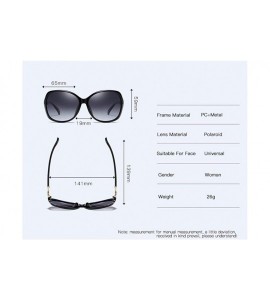 Aviator Women's Polarized Sunglasses Polarized Driving Sunglasses - B - CR18QO9EXRG $62.14