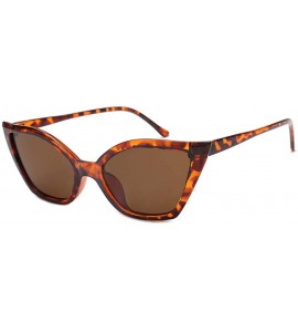 Sport Women's Fashion Sunglasses Vintage Cateye Frame Shades Acetate Frame UV Glasses Sunglasses - B - CE18TQYNE2R $12.83