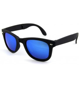 Cat Eye Classic Folding Cat Eye Sunglasses Fashion Women Men Driving Unisex Sun glasses - Blue/Blue - C41986S3HY6 $19.42