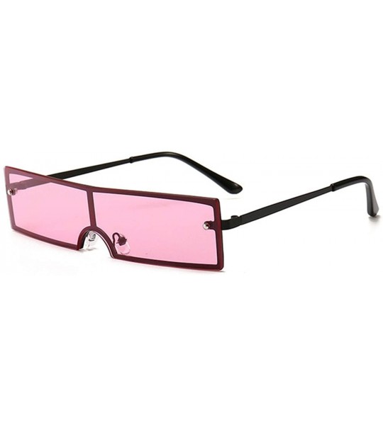 Oversized Vintage Metal Frame Small Sun Glasses Female Skinny Cat Eye Eyewear - As Picture-2 - C818W8AG6SD $44.98