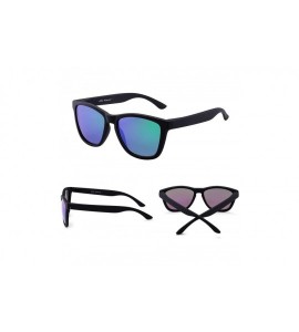 Sport Retro Polarized Sunglasses for Women Men Vintage Square Mirror Glasses - C4185UDLW5Z $27.68