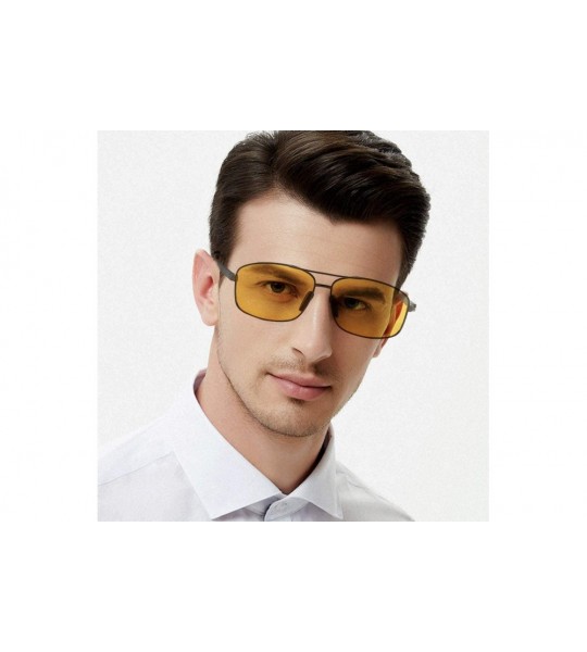 Goggle Softening Polarized High Definition Lens Suitable - Yellow - CQ18XSLHQGO $26.60