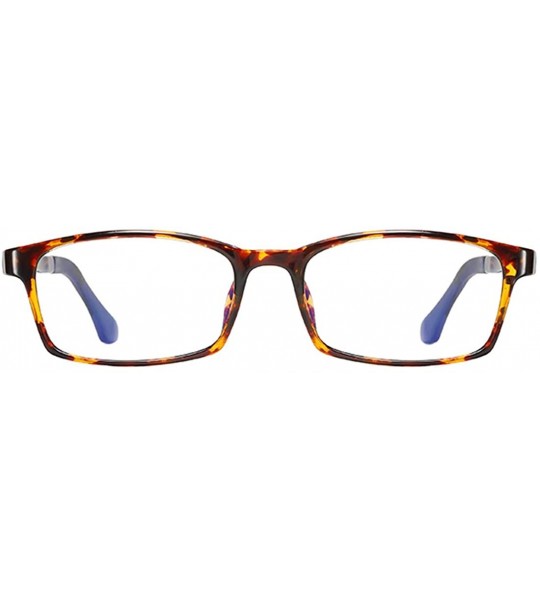 Rectangular Unisex Glasses Myopia Glasses Nearsighted Shortsighted Myopia Glasses - Leopard Print - CI19786M9IZ $40.06