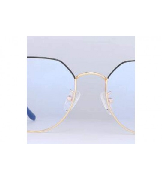 Aviator Fashion personality big frame glasses - unisex box myopia glasses frame - B - CA18RY8EI53 $88.95