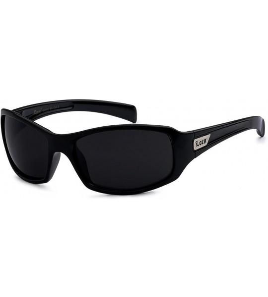 Rectangular Classic Style Original Gangsta Shades Hardcore Sunglasses- 8loc91071 - CY12GKHTGRL $25.79