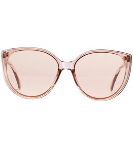 Cat Eye Womens Fashion Cat Eye Sunglasses Rave Eyewear UV400 - Brown - CV195AQXYGQ $17.96