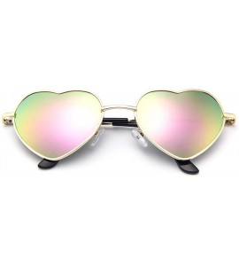 Cat Eye Love Heart Shaped Sunglasses Women Luxury Cat Eye Sun Glasses Sexy Sweet Candy Mirror Lens Eyewear UV400 - C7197Y6AIK...