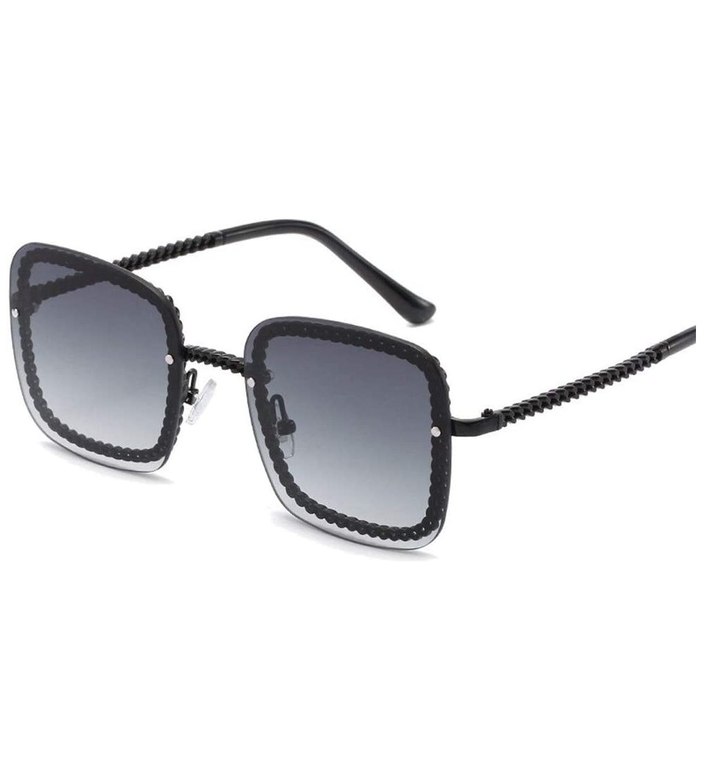 Rimless Rimless Sunglasses Fragrant Fashion - A - CU199MT0EOS $71.75