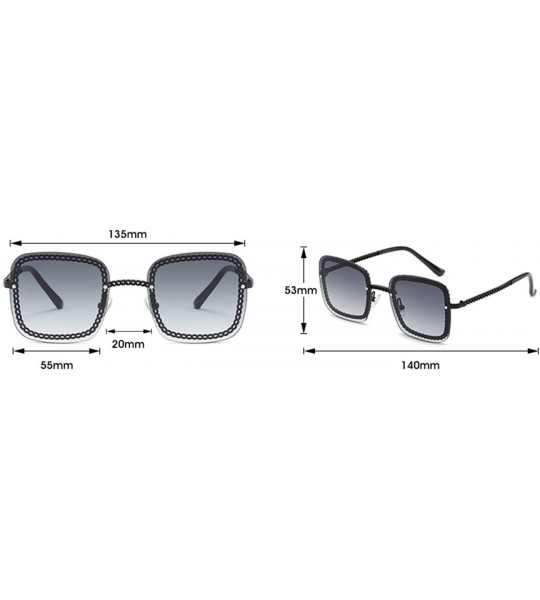 Rimless Rimless Sunglasses Fragrant Fashion - A - CU199MT0EOS $71.75