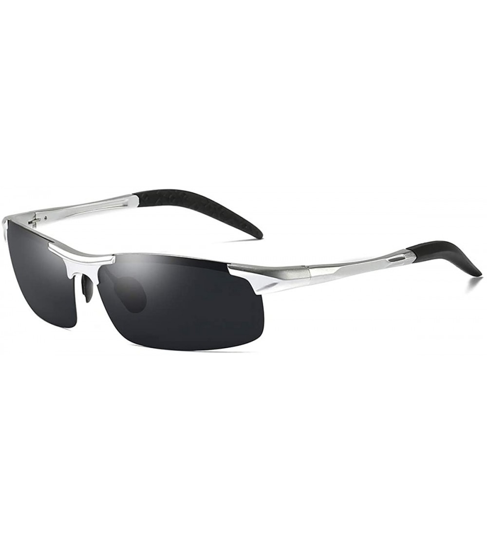 Oval Polarized Sunglasses Sunglasses for Men Polarized Sunglasses for Men - C - CJ198OK4MEY $31.14