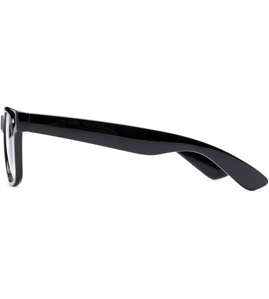 Square Reading Glasses The Red BReader- Plastic Retro Square Style for Men and Women - Black - CU116DKLTD5 $26.61