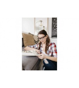 Square Reading Glasses The Red BReader- Plastic Retro Square Style for Men and Women - Black - CU116DKLTD5 $26.61