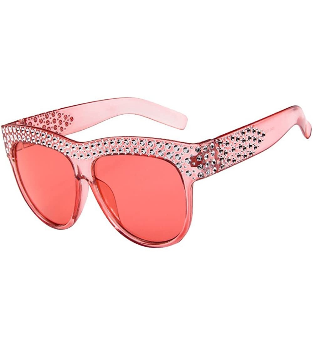 Oversized Sunglasses for Women Men Oversized Sunglasses Diamond Sunglasses Retro Glasses Eyewear Sunglasses for Holiday - G -...