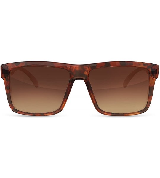 Square Vise Sunglasses - Tortoise - CN18CSOG53Q $72.12