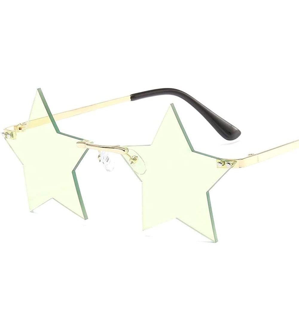 Sport European and American Prom Party Sunglasses Pentagram Glasses Sunglasses Fashion Sunglasses - A - CR190O578IX $47.19