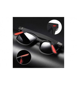 Rimless Square Shade Glasses-Polarized Sunglasses For Men Women-UNBREAKABLE Frame - C - CA1905XYTZC $58.93