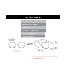 Rimless Square Shade Glasses-Polarized Sunglasses For Men Women-UNBREAKABLE Frame - C - CA1905XYTZC $58.93