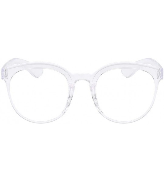 Semi-rimless Sunglasses Transparent Lightweight - E - C8194YS3ED8 $16.25