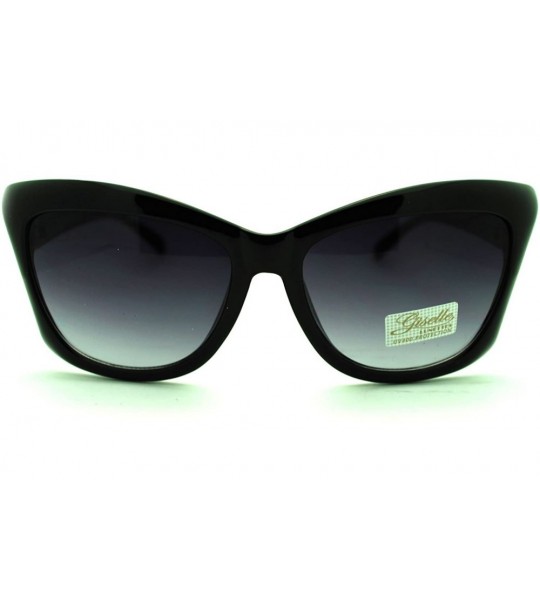 Butterfly Oversized Square Butterfly Frame Sunglasses Women's Fashion - Black - C111PHYKMX1 $18.53