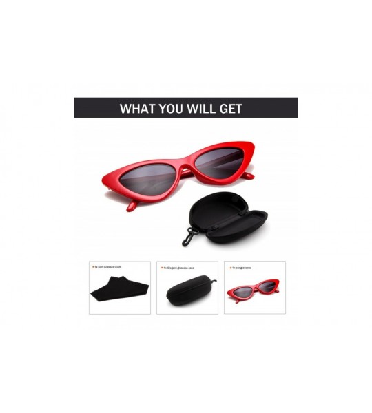 Cat Eye Distaff Fashion Cat Eye Shades Sunglasses Polarized Incorporate Candy Colored Glasses Sunglasses - No.5 - C818Z6D8YL4...
