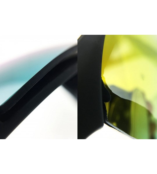 Oversized CH139 Sports Sunglasses for Baseball Running Cycling Fishing Golf - Sports - C61843CO440 $26.03