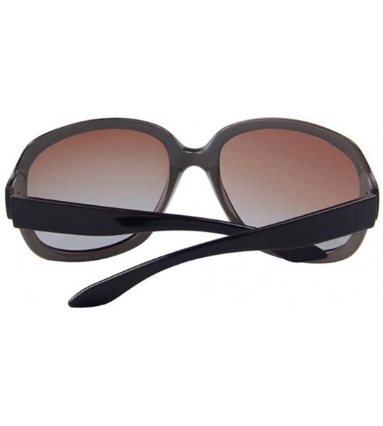 Sport Women Fashion Polarized Sunglasses Sport Driving Glasses - Coffee - CH17YWQRLS6 $18.74