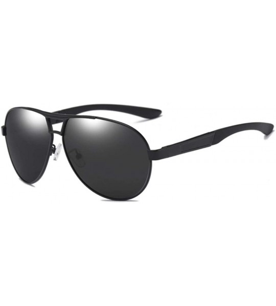 Semi-rimless Men Polarized Sunglasses Driving Pilot Sunglass Man Eyewear Sun Glasses - C3 - CC194OSY38N $47.26