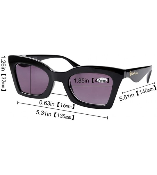 Butterfly Anti-Blue Blocker Light Butterfly Readers Cateye Reading Glasses - Black Frame/Gray Lenses - C418ZKEGAXO $21.05