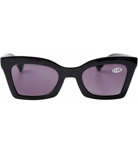 Butterfly Anti-Blue Blocker Light Butterfly Readers Cateye Reading Glasses - Black Frame/Gray Lenses - C418ZKEGAXO $21.05