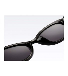 Oval Sunglasses belittled Oval Low Sunglasses - Eye Glasses Casual Fashion Sunglasses (Color D) - D - CS199MEYADM $74.07