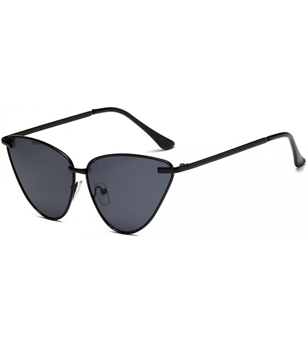Cat Eye Women's Sunglasses-Vintage Sunglasses Cat Eye Shades Frame UV Sun Glasses - A - C818E495W09 $18.83