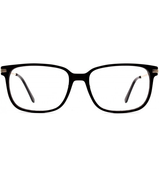 Square Eyeglasses 1724 Fashion Square - for Womens-Mens 100% UV PROTECTION - Leopard - CC192THKX8O $52.65