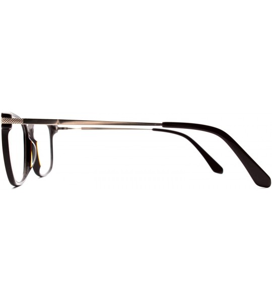 Square Eyeglasses 1724 Fashion Square - for Womens-Mens 100% UV PROTECTION - Leopard - CC192THKX8O $52.65