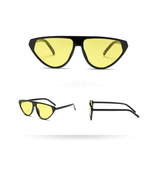 Goggle Women Man Fashion Vintage Irregular Shape Sunglasses Retro Eyewear - C - CS18OAIK93C $16.52