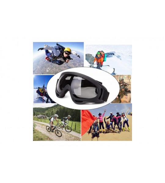 Goggle Snowboard Protection Windproof Motorcycle - Gray - C918KQ5H0IW $18.66