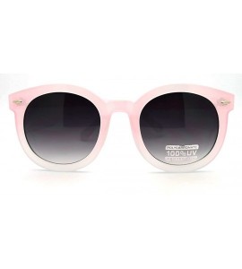 Round Round Circle Sunglasses Womens Celebrity Fashion Popular Eyewear - Pink - CT11DSSKUT9 $20.00