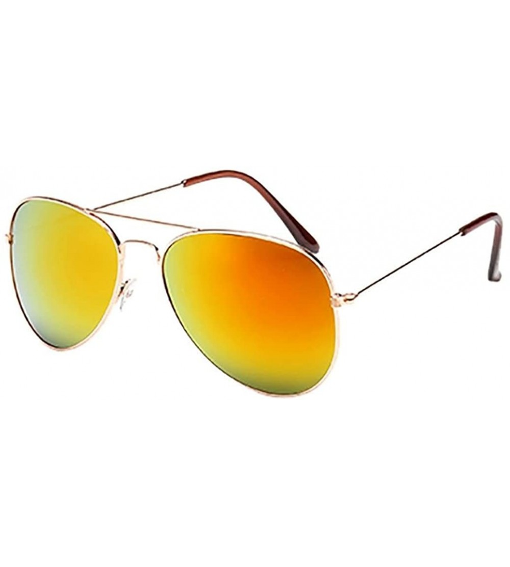 Oversized Women's Men Sunglasses-Vintage Oversize Frame Sunglasses Stylish Eyewear - J - CE18EMS5GO2 $17.27