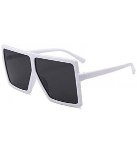 Oversized Oversized Sunglasses Fashion Glasses - C2 Black Leoaprd Gra - CK19922EDKM $64.96