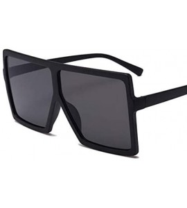 Oversized Oversized Sunglasses Fashion Glasses - C2 Black Leoaprd Gra - CK19922EDKM $64.96