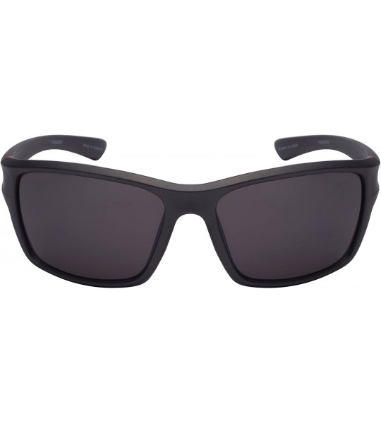 Sport Sports Style Sunglasses with Flash Mirror Lens 570057SF-FM - Grey - CI1256YWSAZ $20.12