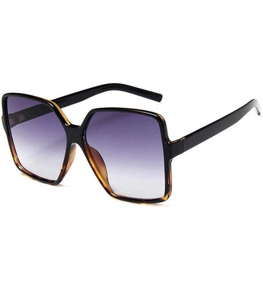 Square New Fashion Unisex Eyewear Casual Square Shape Big-frame Sunglasses Sunglasses - Type 2 - C8199XI0IOM $29.07