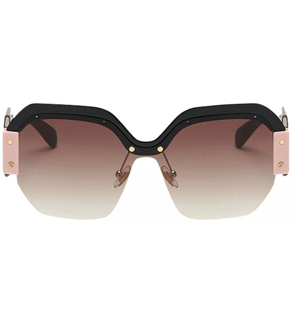 Sport 2018 Newest Women Vintage Sunglasses Retro Big Frame UV400 Eyewear Fashion Beach Summer Sunglasses - B - CU18CKYIUDD $1...
