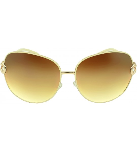 Shield Stylish Shield Sunglasses - Beige - C111FEPWH4Z $16.49