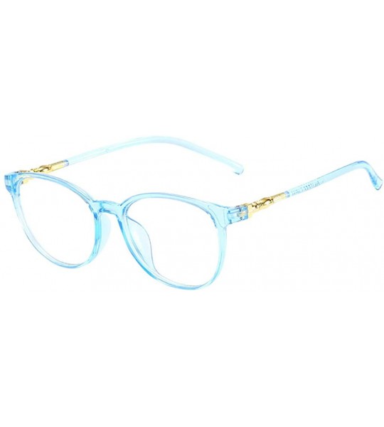 Aviator Unisex Stylish Square Non-prescription Eyeglasses Clear Lens Eyewear - 8208bu - C818RR2ICSO $18.83